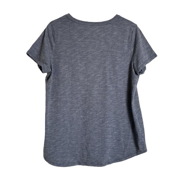 Gilligan & Omalley Women's Short Sleeve Soft Lounge Pullover Top Size XXL Gray - Picture 4 of 4